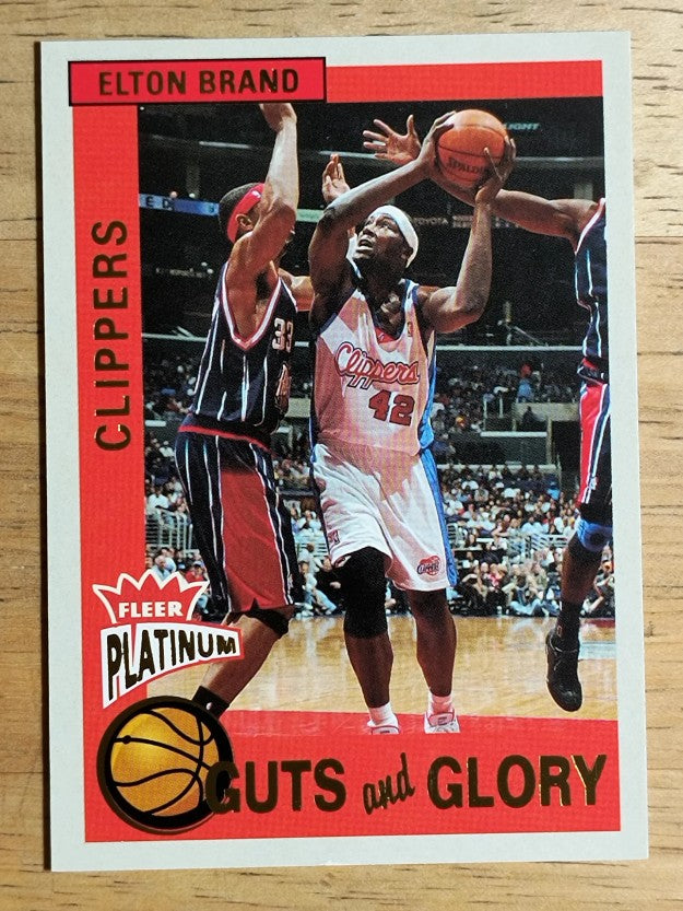 2002-03 Fleer Platinum Guts and Glory #4GG Elton Brand