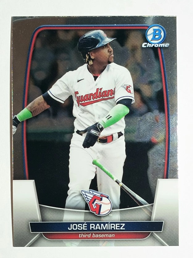 2023 Bowman Chrome #100 Jose Ramirez