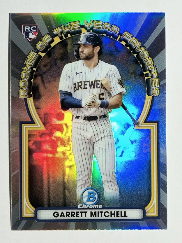 2023 Bowman Chrome Rookie of the Year Favorites #ROYF7 Garrett Mitchell