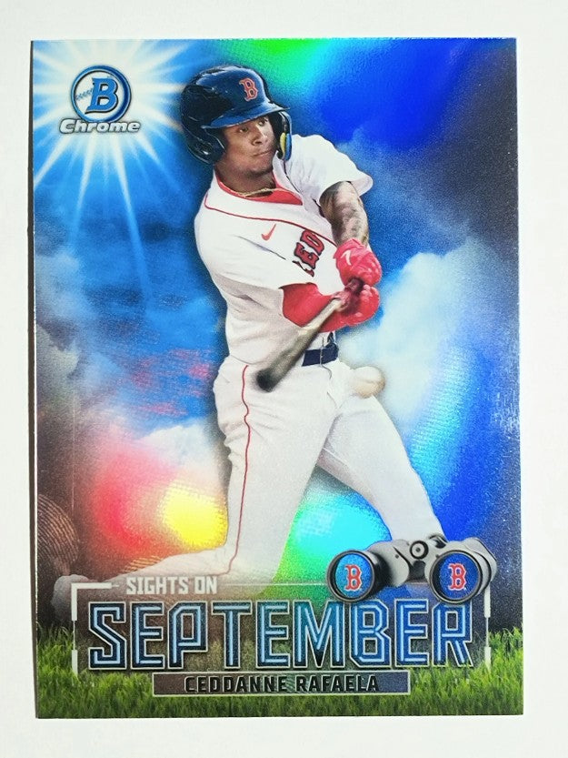 2023 Bowman Chrome Sights on September #SOS4 Ceddanne Rafaela