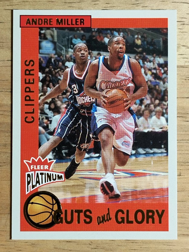 2002-03 Fleer Platinum Guts and Glory #8GG Andre Miller