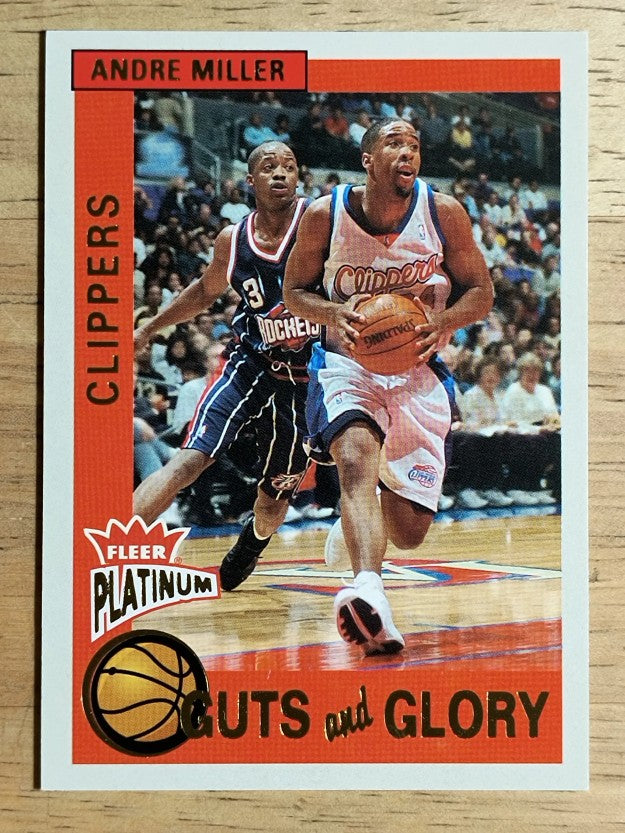 2002-03 Fleer Platinum Guts and Glory #8GG Andre Miller
