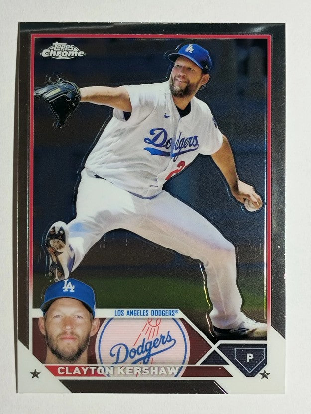 2023 Topps Chrome #77 Clayton Kershaw