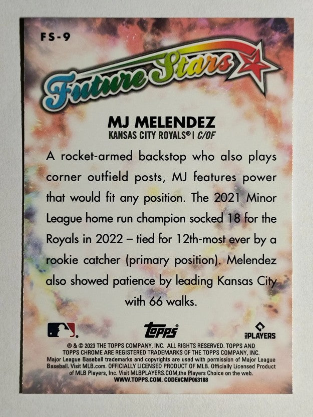 2023 Topps Chrome Future Stars #FS9 MJ Melendez