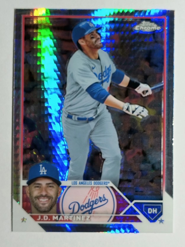 2023 Topps Chrome Prism Refractors #98 J.D. Martinez