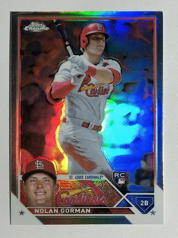 2023 Topps Chrome Refractors #192 Nolan Gorman