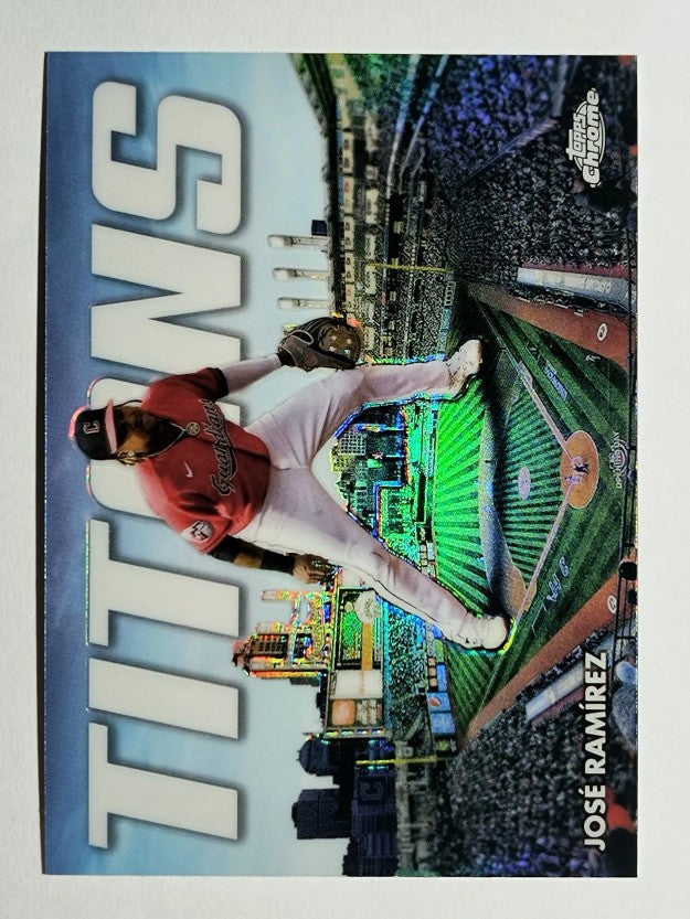 2023 Topps Chrome Titans #CT8 Jose Ramirez