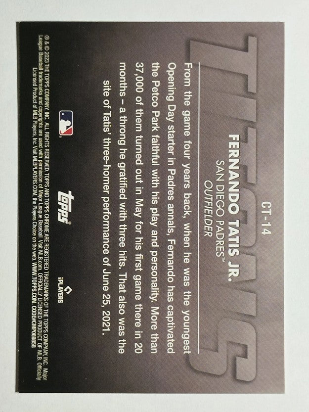 2023 Topps Chrome Titans #CT14 Fernando Tatis Jr.