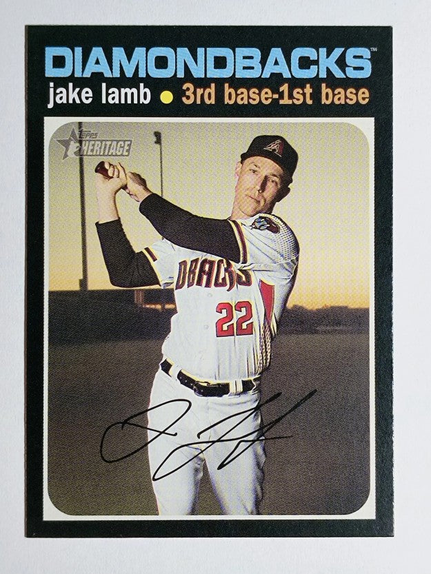 2020 Topps Heritage #366 Jake Lamb