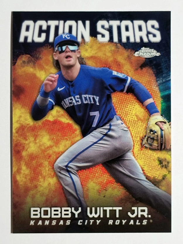 2023 Topps Chrome Update Action Stars #ASC17 Bobby Witt Jr.