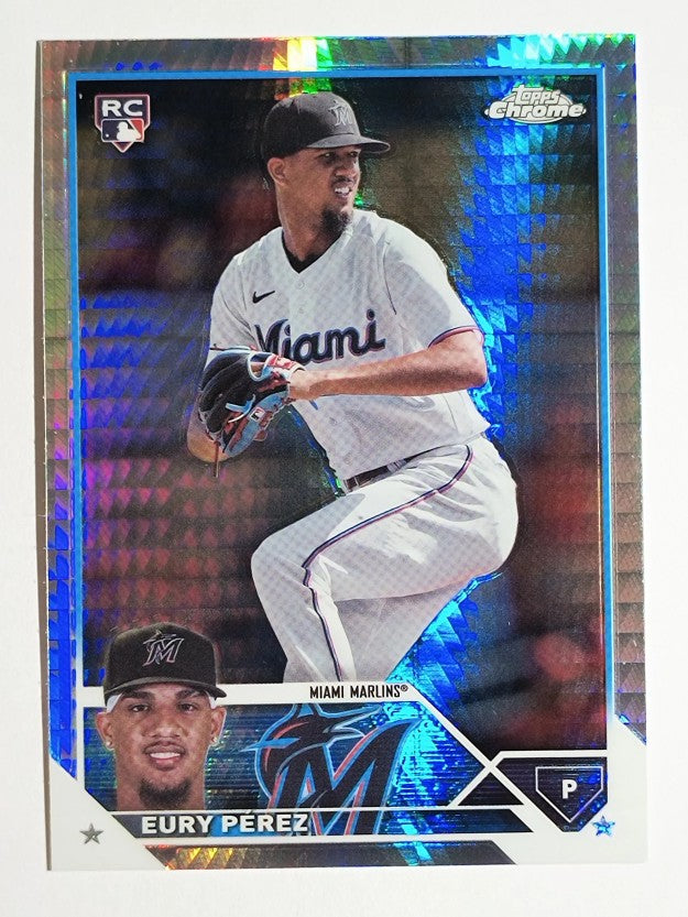 2023 Topps Chrome Update Prism Refractors #USC100 Eury Perez