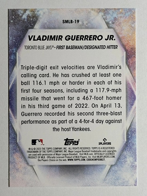 2023 Topps Stars of MLB #SMLB19 Vladimir Guerrero Jr.