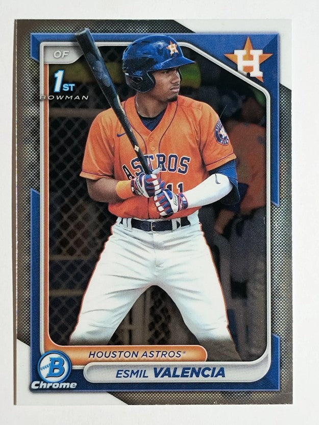 2024 Bowman Chrome Prospects #BCP75 Esmil Valencia