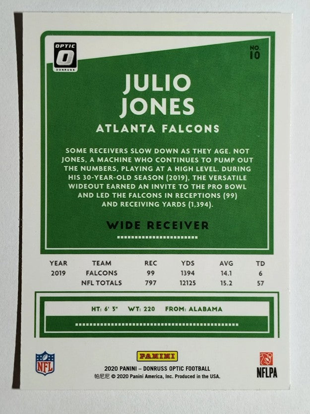 2020 Donruss Optic #10 Julio Jones
