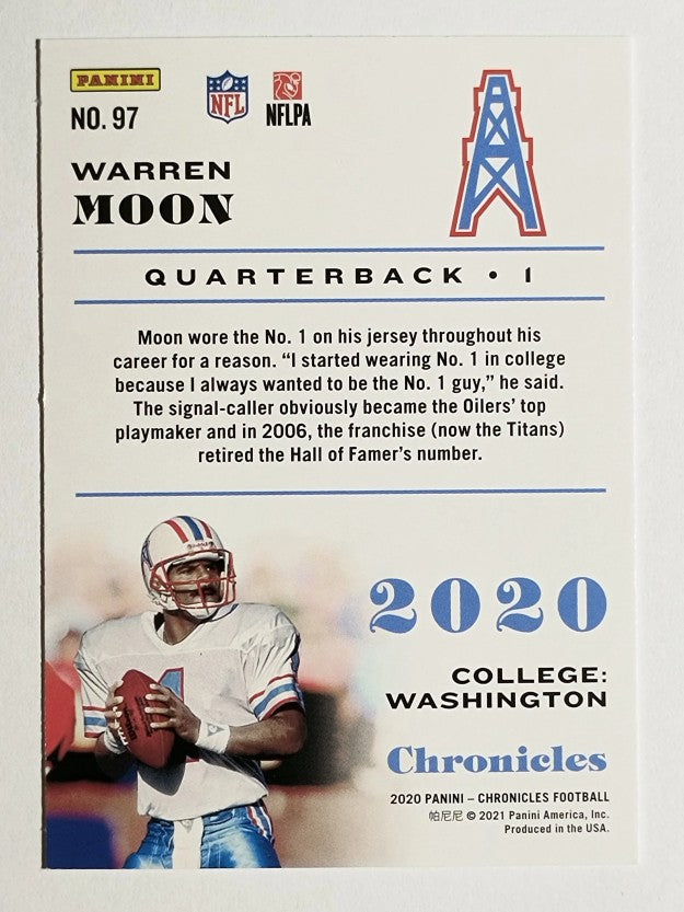 2020 Panini Chronicles Pink #97 Warren Moon