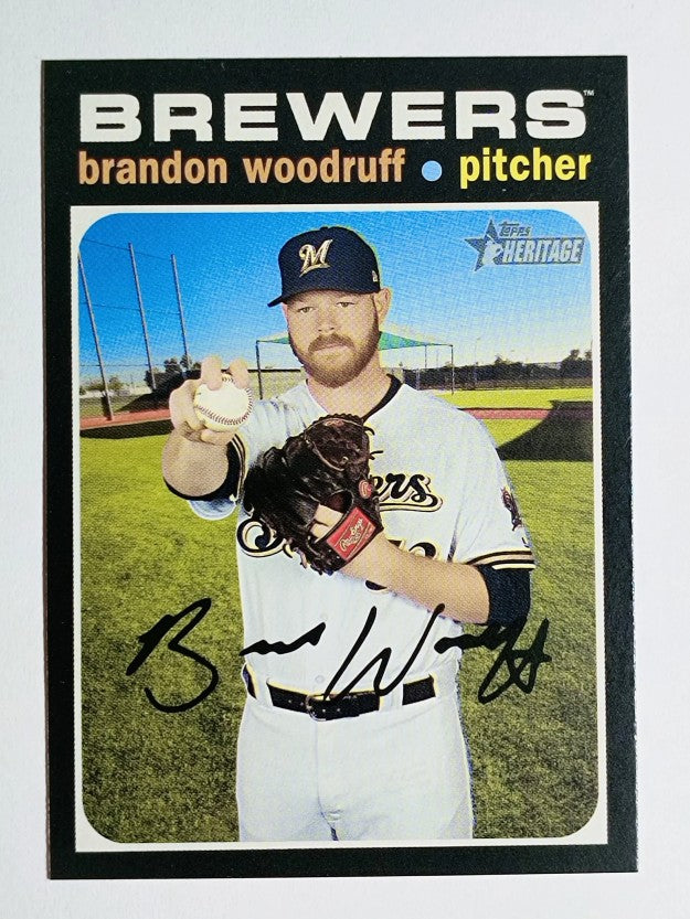 2020 Topps Heritage #374 Brandon Woodruff