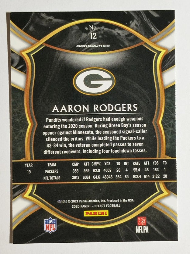 2020 Select #12 Aaron Rodgers