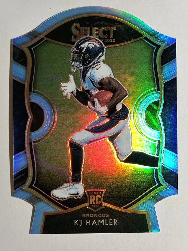 2020 Select Prizm Light Blue Die Cut #67 K.J. Hamler