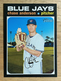 2020 Topps Heritage #384 Chase Anderson