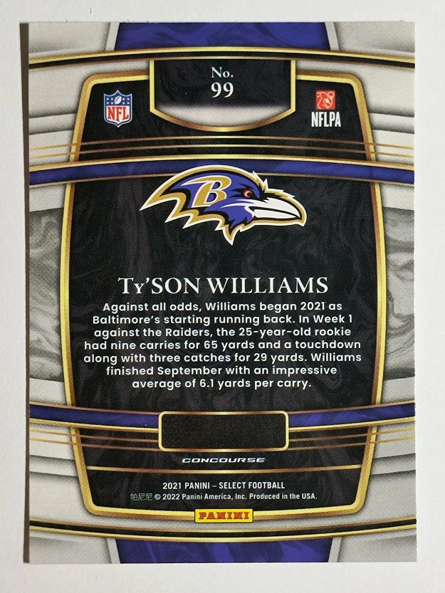 2021 Select #99 Ty'Son Williams RC