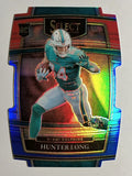 2021 Select Prizm Red and Blue Die Cut #93 Hunter Long