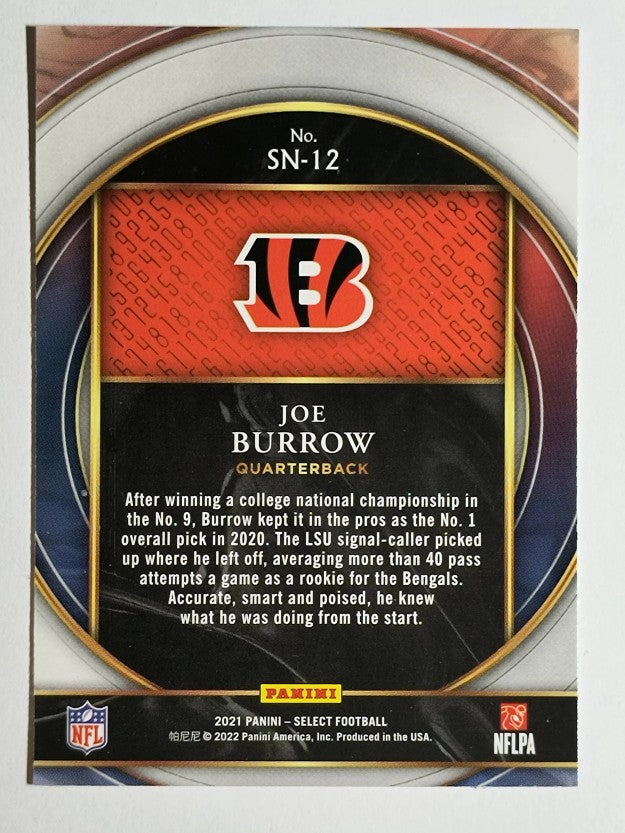2021 Select Select Numbers #12 Joe Burrow