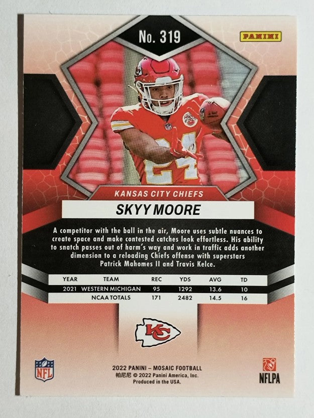 2022 Panini Mosaic #319 Skyy Moore RC
