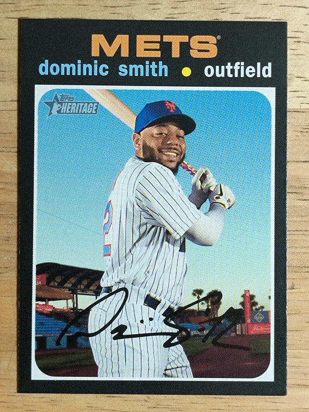 2020 Topps Heritage #386 Dominic Smith