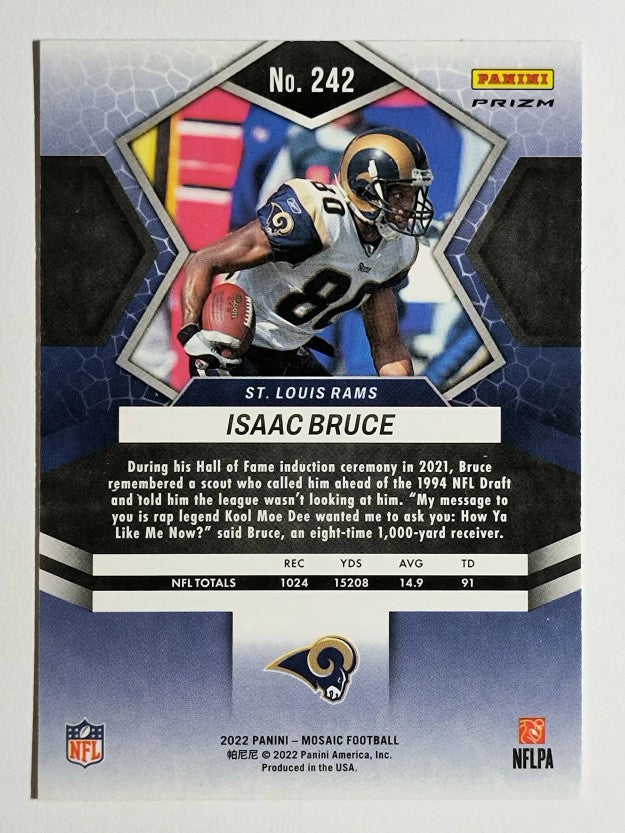 2022 Panini Mosaic Silver #242 Isaac Bruce