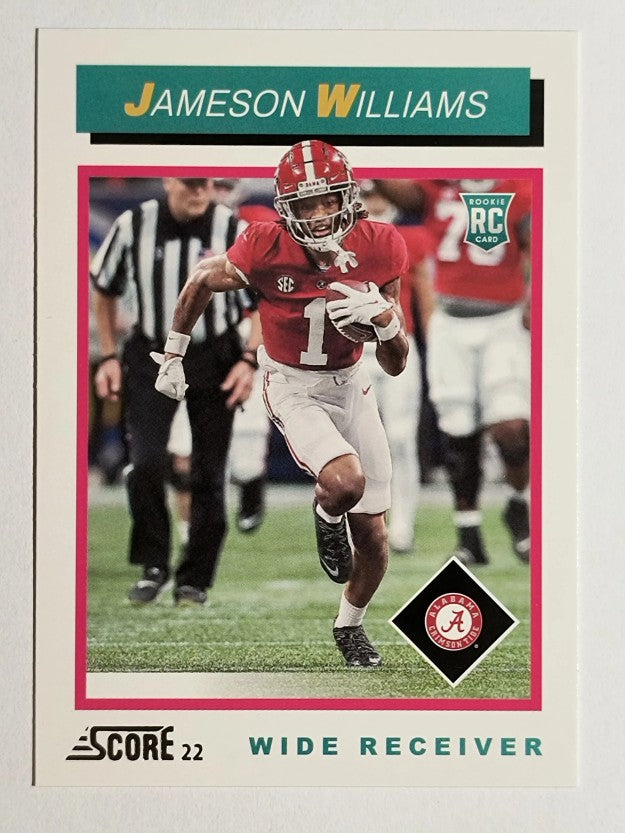 2022 Score '92 Throwback Rookies #9 Jameson Williams