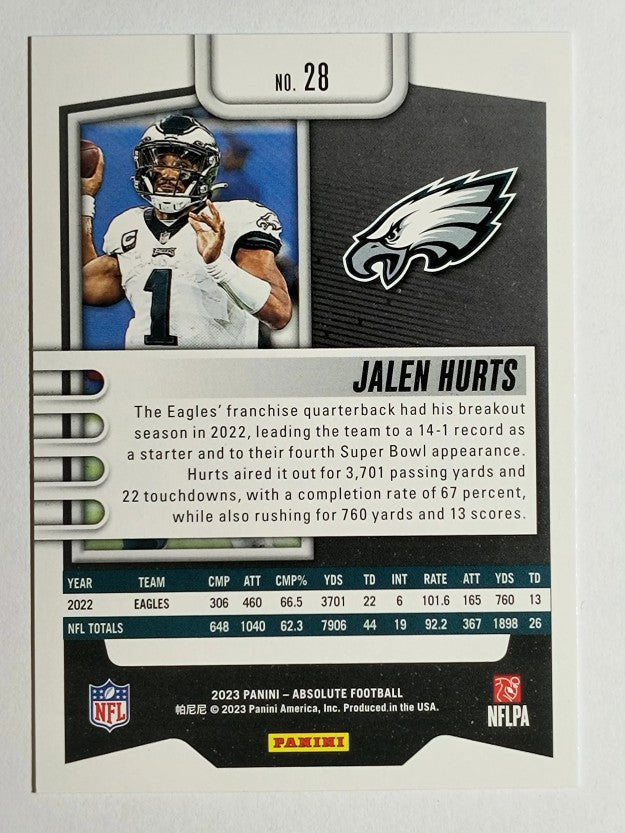 2023 Absolute Retail #28 Jalen Hurts
