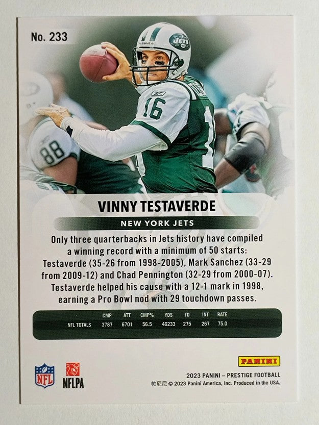 2023 Prestige #233 Vinny Testaverde