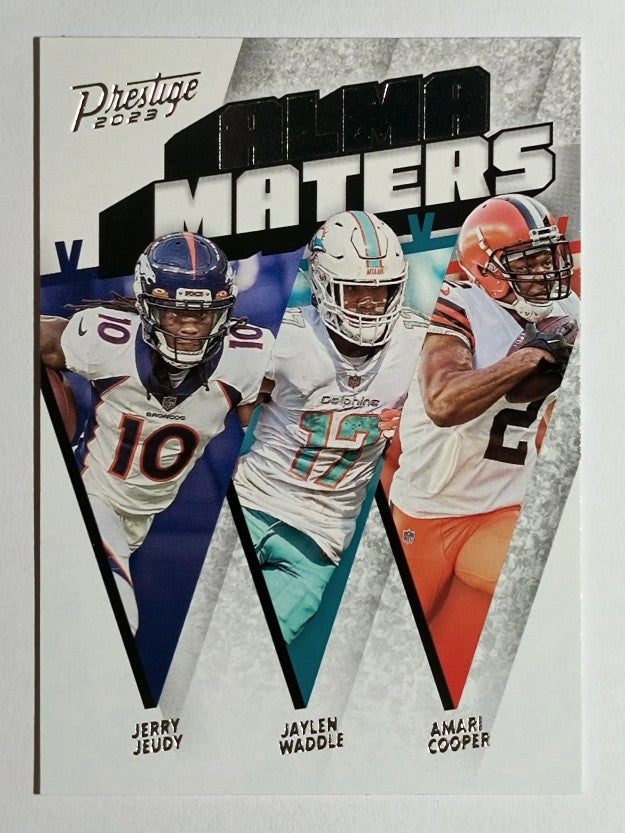 2023 Prestige Alma Maters #4 Amari Cooper/Jaylen Waddle/Jerry Jeudy