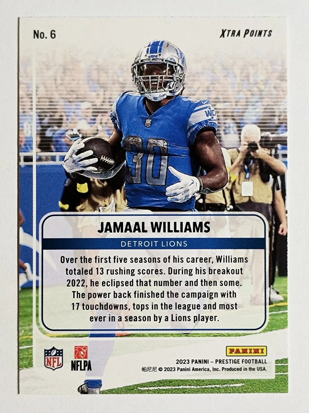 2023 Prestige For the Record #6 Jamaal Williams