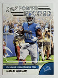 2023 Prestige For the Record #6 Jamaal Williams