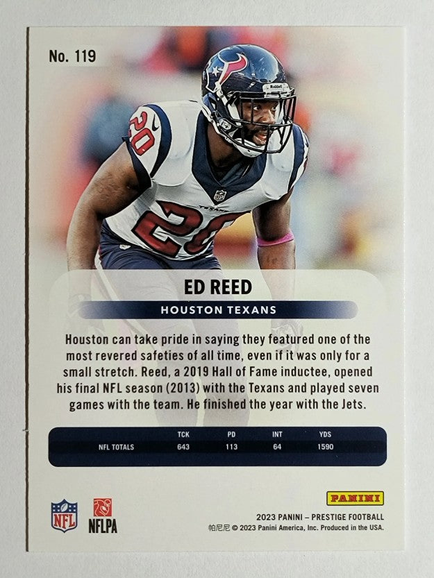 2023 Prestige Xtra Points Sunburst #119 Ed Reed
