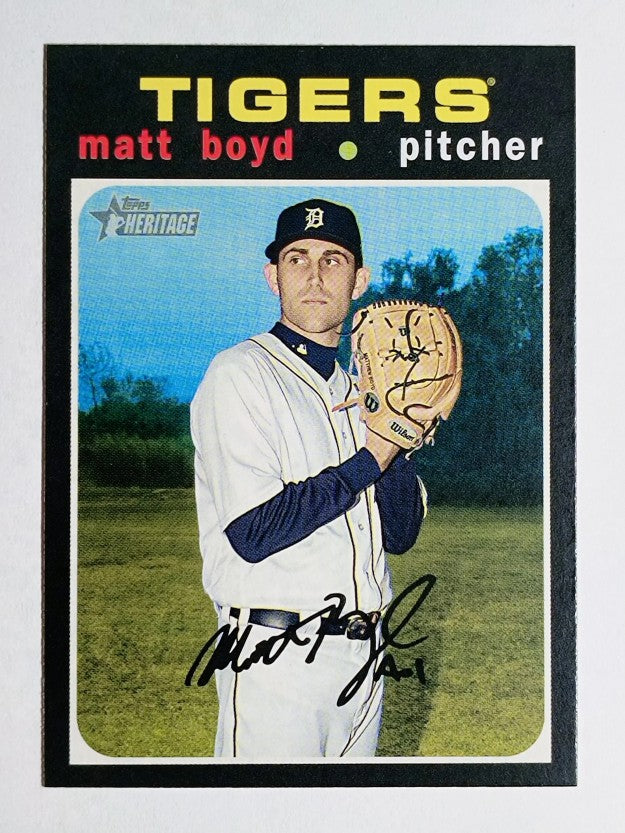 2020 Topps Heritage #387 Matt Boyd