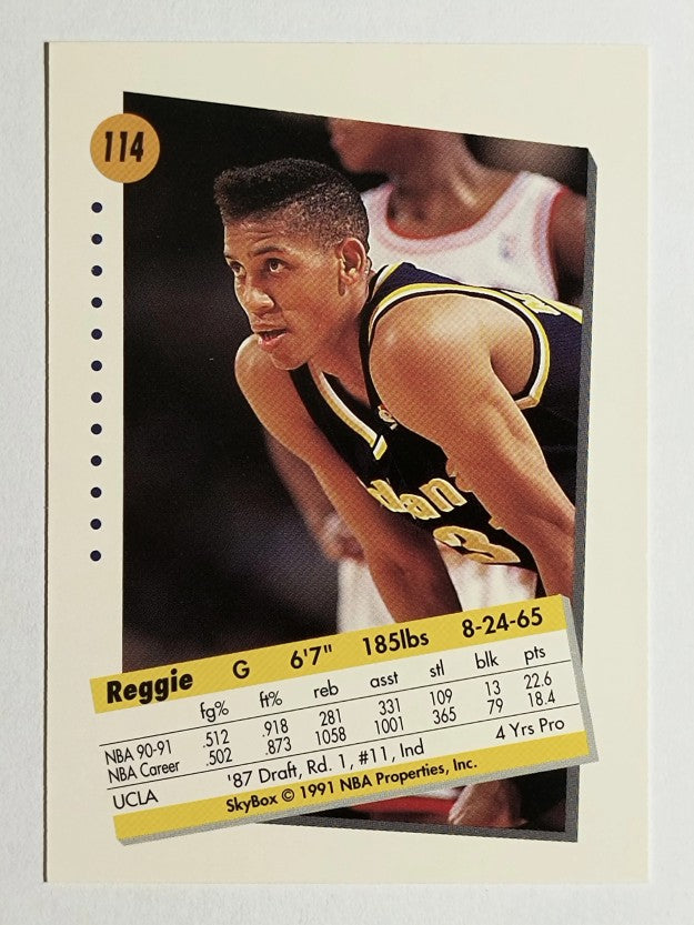1991-92 SkyBox #114 Reggie Miller