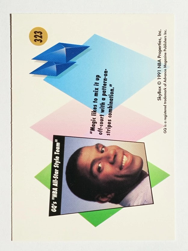1991-92 SkyBox #323 Magic Johnson GQ