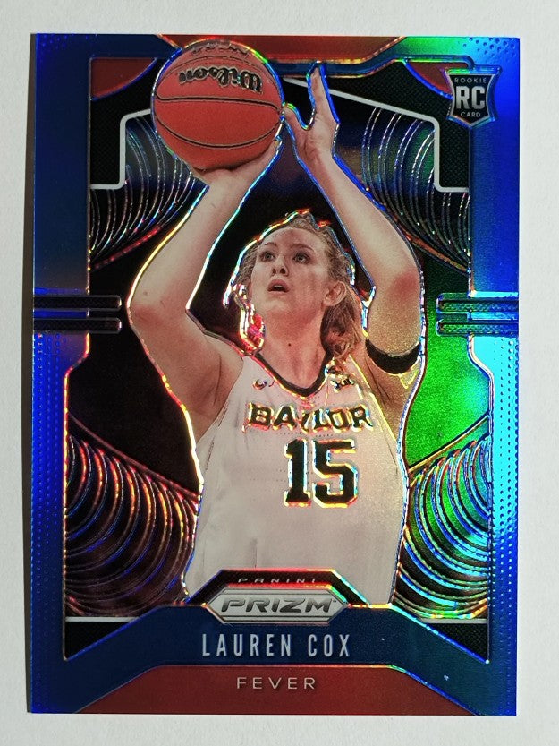 2020 Panini Prizm WNBA Prizms Blue #91 Lauren Cox