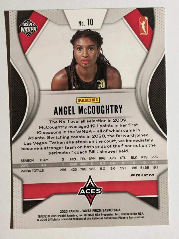 2020 Panini Prizm WNBA Prizms Hyper #10 Angel McCoughtry