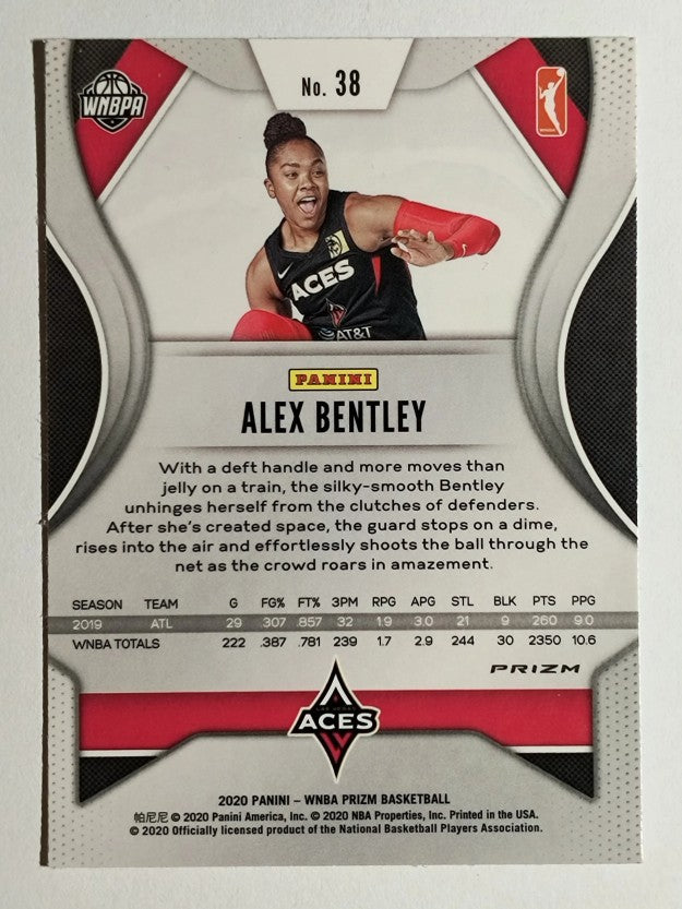 2020 Panini Prizm WNBA Prizms Hyper #38 Alex Bentley