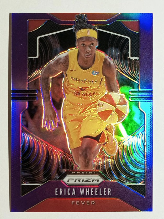 2020 Panini Prizm WNBA Prizms Purple #36 Erica Wheeler