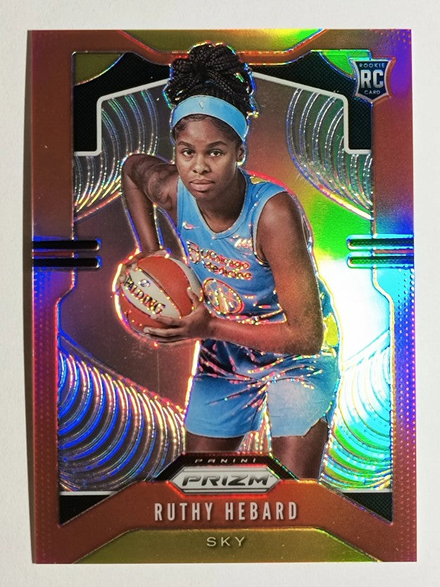 2020 Panini Prizm WNBA Prizms Red #96 Ruthy Hebard