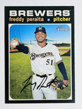 2020 Topps Heritage #392 Freddy Peralta