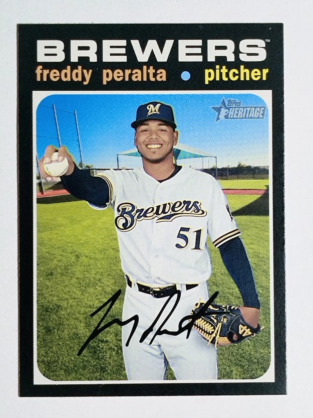 2020 Topps Heritage #392 Freddy Peralta