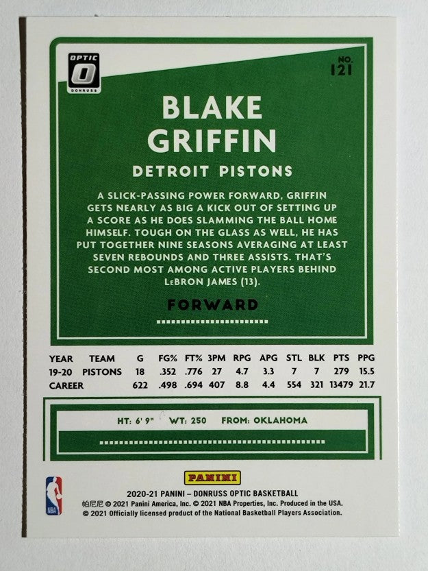 2020-21 Donruss Optic #121 Blake Griffin