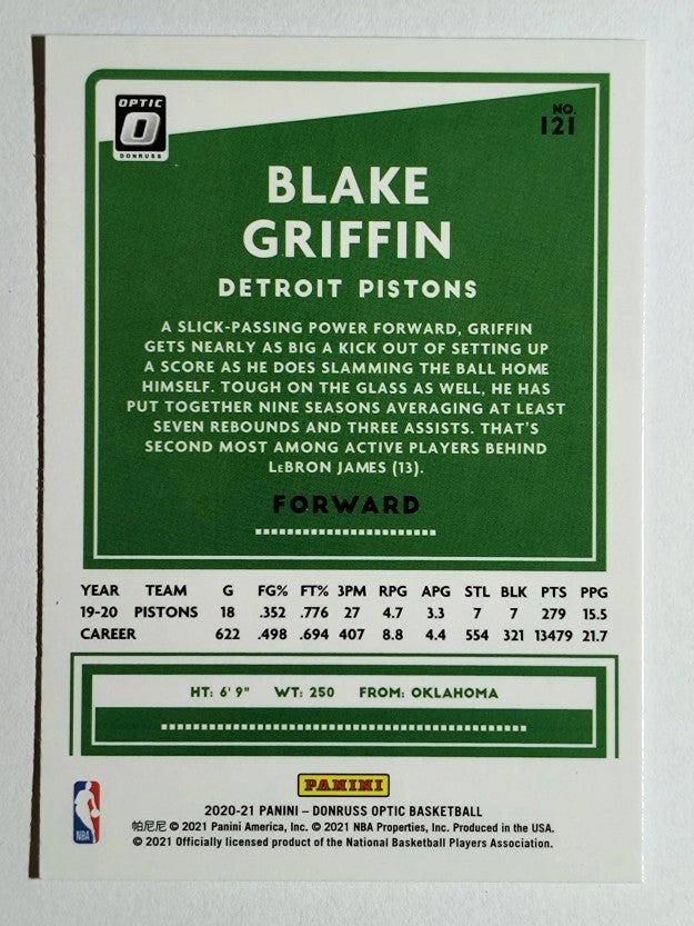 2020-21 Donruss Optic #121 Blake Griffin