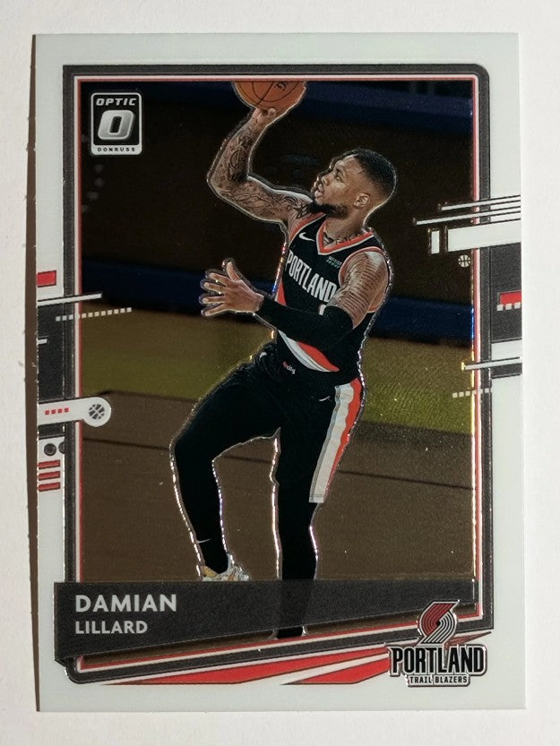 2020-21 Donruss Optic #144 Damian Lillard