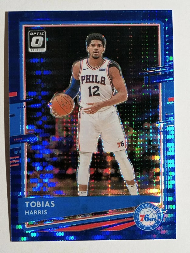 2020-21 Donruss Optic Blue Pulsar #145 Tobias Harris